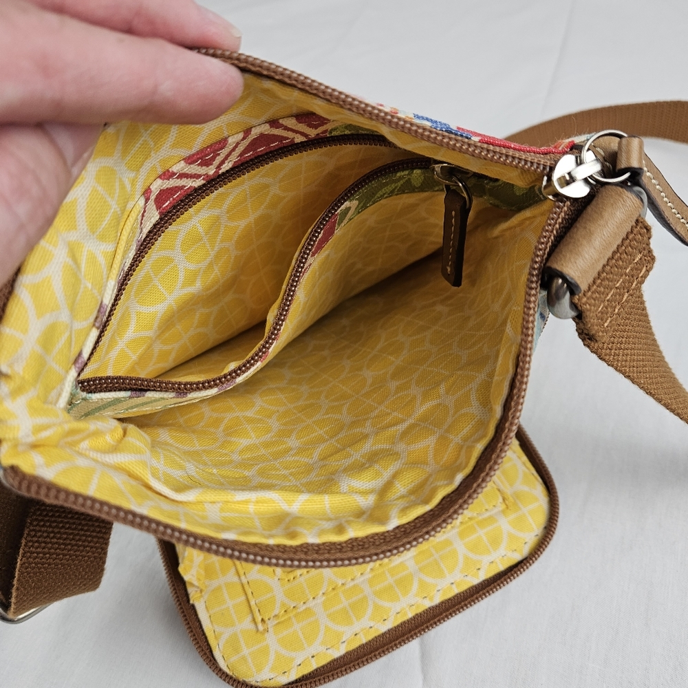 Fossil strip multi colored crossbody bag - Picture 6 of 13
